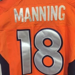 Denver Broncos Football Jersey #18 Manning Size 44